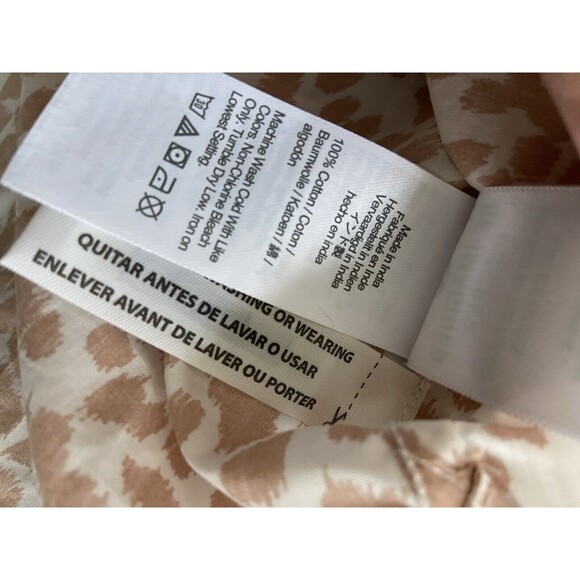 J.Crew Button Up Shirt 2 Leopard Womens Classic Ruffled Collard New NWT $89.50 - Picture 5 of 10